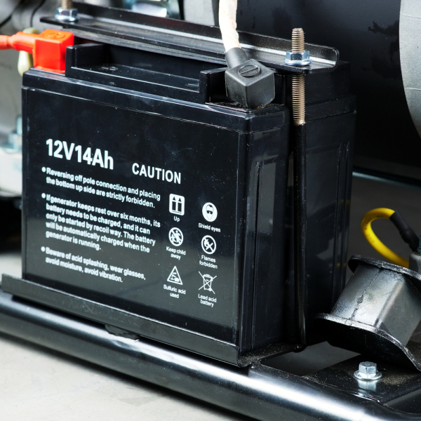 Бензиновый генератор Fubag PRG 6000 ES + Комплект колес и ручек для генераторов в ПОДАРОК для гаража фото