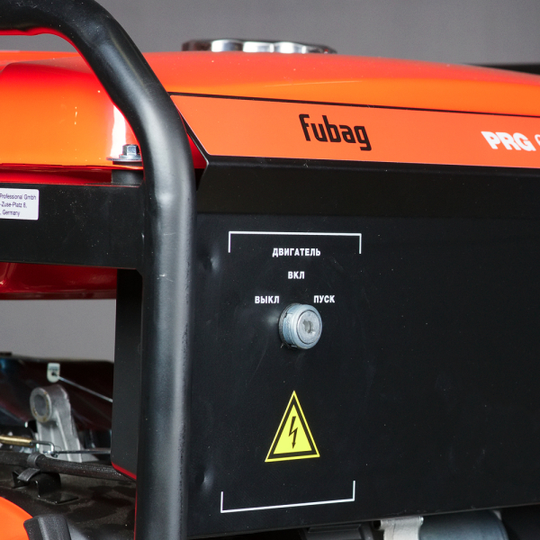 Бензиновый генератор Fubag PRG 5000 ES генератор + Комплект колес и ручек для электростанций в ПОДАРОК для дачи фото