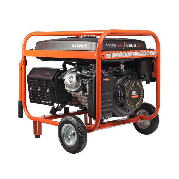 Бензиновый генератор PATRIOT SRGE 7200 E портативный фото