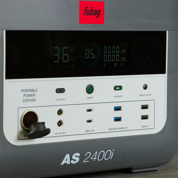 Портативная электростанция Fubag AS 2400i (аккумулятор LiFePO4) для гаража фото
