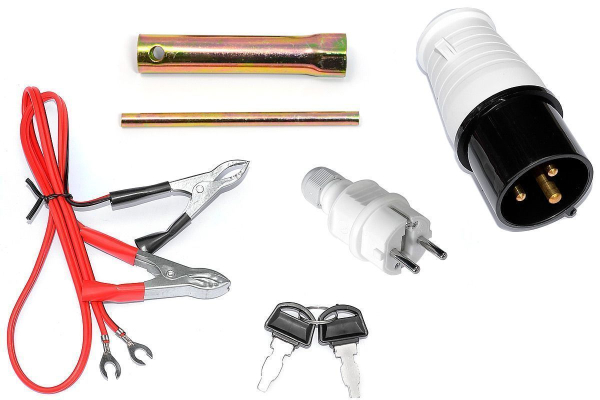 Бензиновый генератор ТСС SGG 3200EN Duplex портативный фото