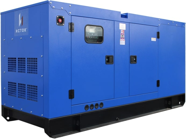 Дизельный генератор Исток АД120С-Т400-РПМ35 в кожухе  промышленный фото