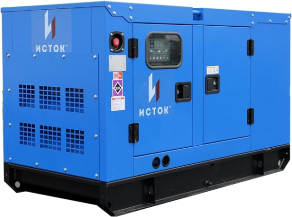 Дизельный генератор Исток АД16С-Т400-РПМ15 в кожухе с АВР  бесшумный фото