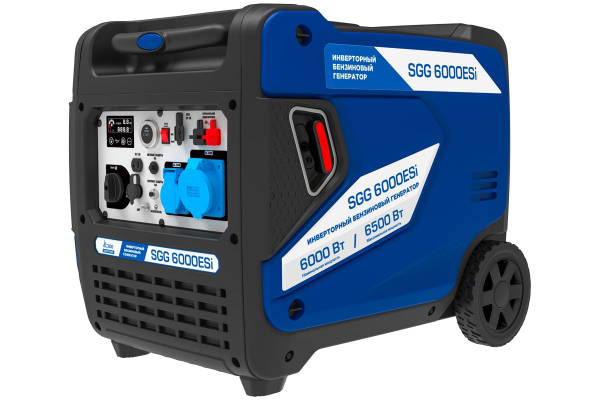 Бензиновый инверторный генератор ТСС SGG 6000ESi для дома фото