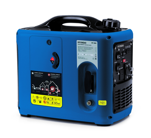 Бензиновый инверторный генератор Hyundai HHY 1000Si бесшумный фото