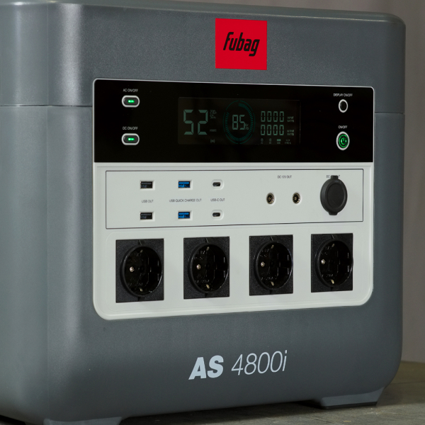 Портативная электростанция Fubag AS 4800i (аккумулятор LiFePO4) для гаража фото