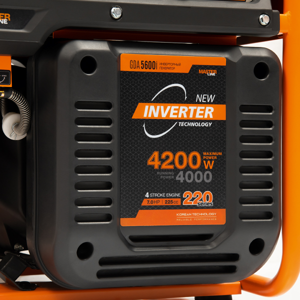 Бензиновый инверторный генератор DAEWOO GDA 5600i портативный фото