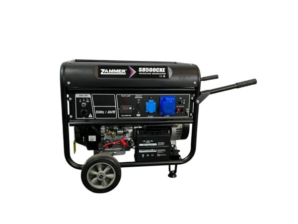 Бензиновый генератор Zammer S8500CXE- 7кВт для гаража фото