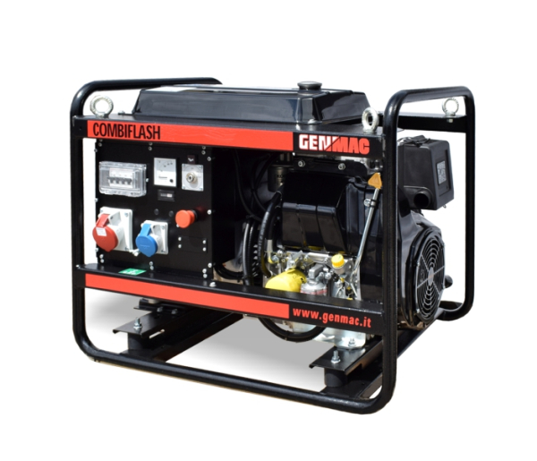 Дизельный сварочный генератор GenMac COMBIFLASH G250KEO  передвижной фото