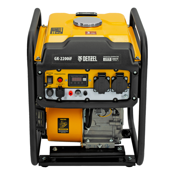 Бензиновый инверторный генератор DENZEL GK-2200iF портативный фото