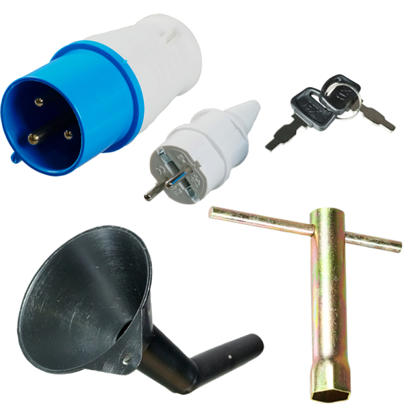 Бензиновый генератор Fubag PRG 6000 ES + Комплект колес и ручек для генераторов в ПОДАРОК портативный фото