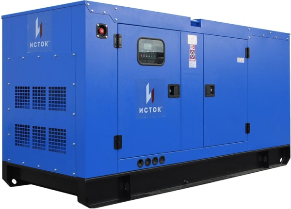 Дизельный генератор Исток АД80С-Т400-РПМ35 в кожухе с АВР  4-х тактный фото