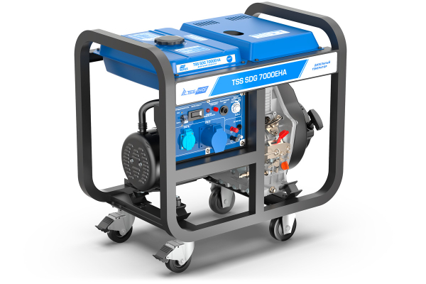 Дизельный генератор ТСС SDG 7000EH3A 100034 для дома фото
