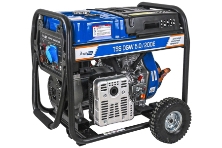 Дизельный генератор ТСС PROF DGW 5.0/200E фото