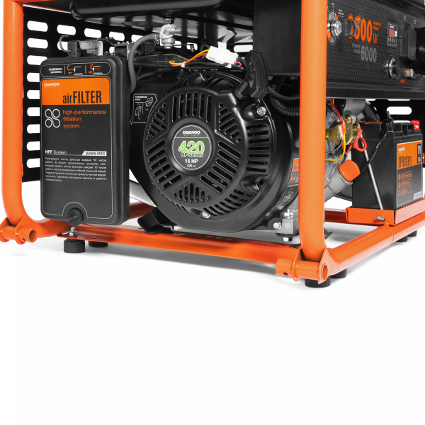 Бензиновый генератор DAEWOO GDA 7500 DFE портативный фото