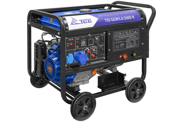 Бензиновый сварочный генератор ТСС GGW 5.0/200D-R стационарный фото