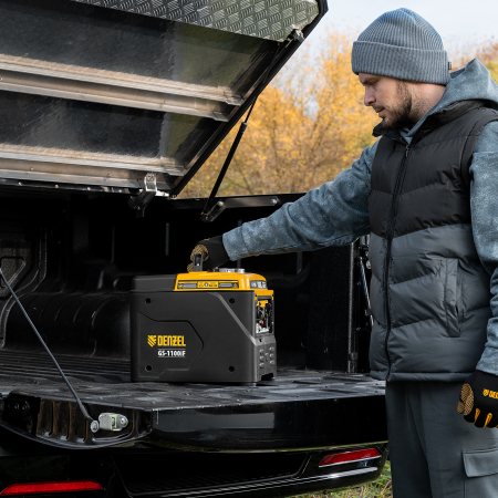 Бензиновый генератор DENZEL GS-1100iF фото